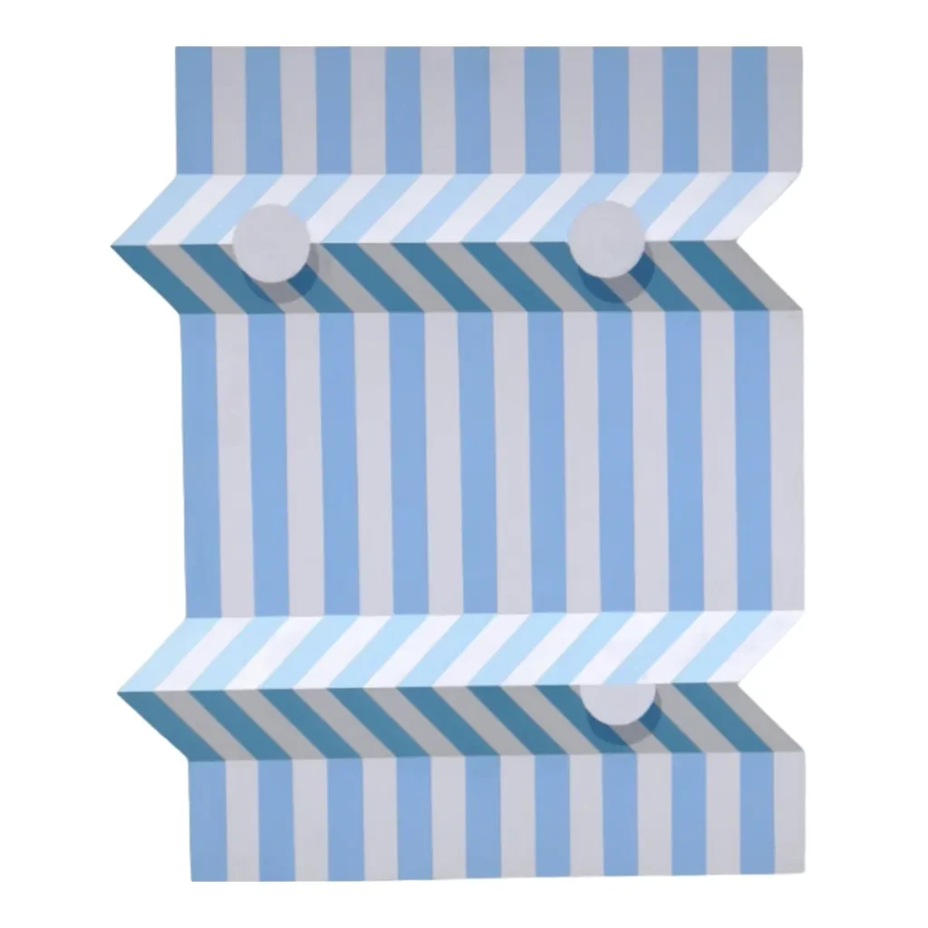 Annika Johansson White Blue Stripes