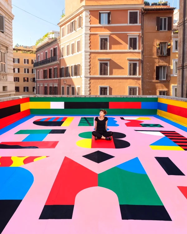 Camilla Falsini Mural Alfabeti Terrazza