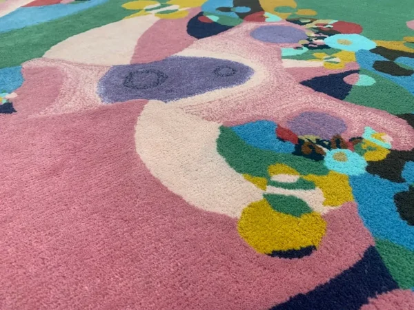 Closeup to Cycles by Zawada Affordances Rugs