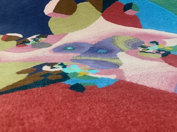 Closeup to Cycles by Zawada Affordances Rugs