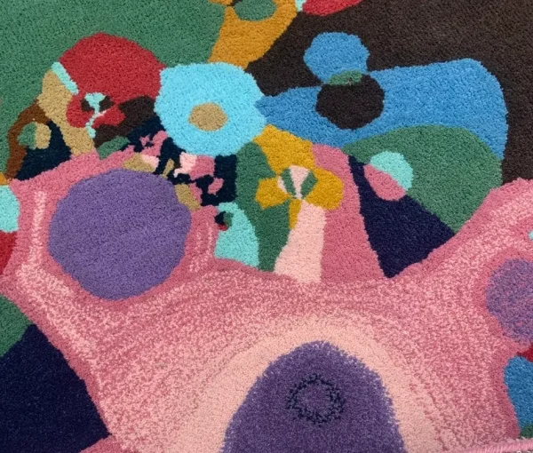 Closeup to Cycles by Zawada Affordances Rugs