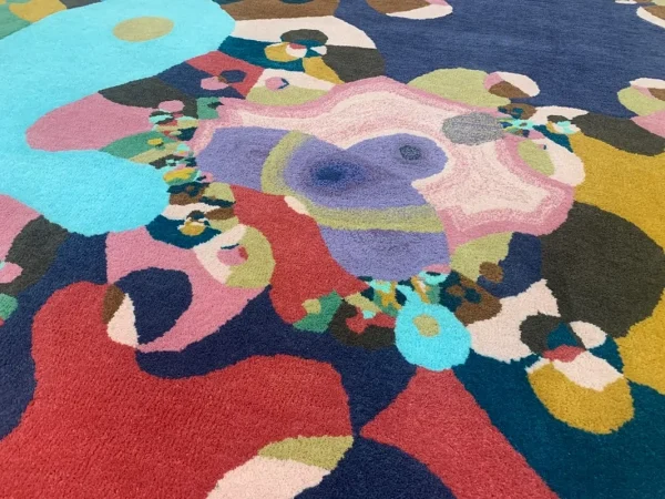 Closeup to Cycles by Zawada Affordances Rugs