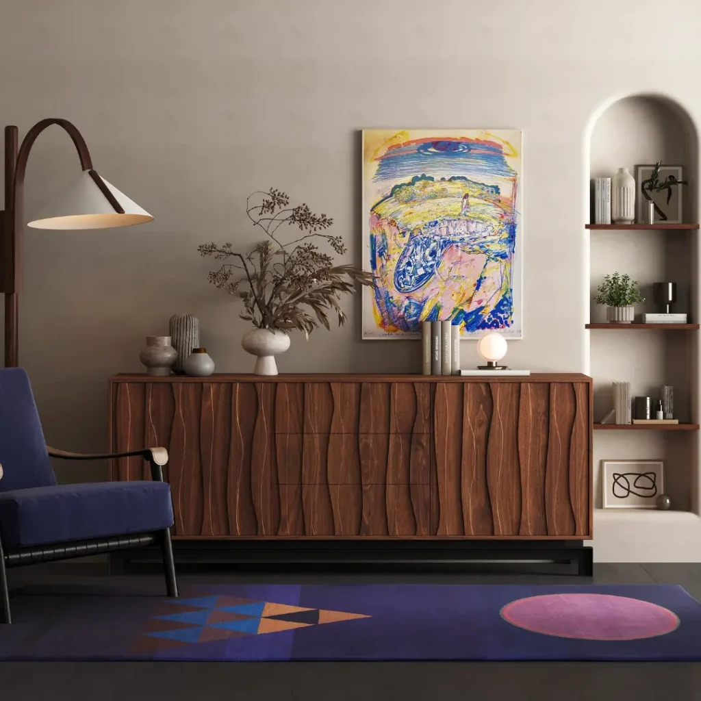 Conclusion — Tapis Runner fait main personnalisé d'après Kandinsky