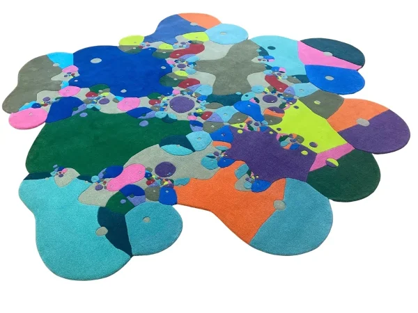 Fraktaler Design-Teppich Entworfen von Zawada Affordances Serie „Oops“