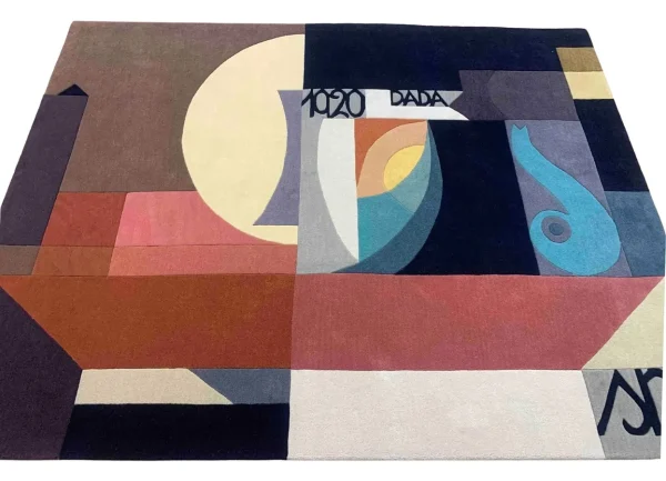 Sophie Taeuber-Arps Gemälde „Dada-Komposition 1920” als handgefertigter Teppich von Rug Your Life