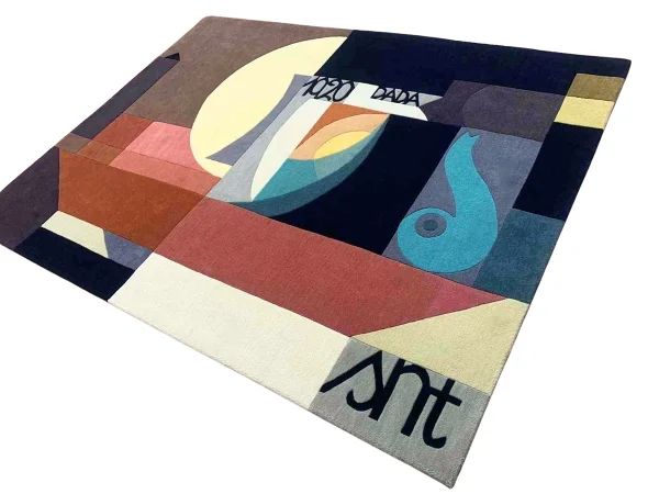 Sophie Taeuber-Arps Gemälde „Dada-Komposition 1920” als handgefertigter Teppich von Rug Your Life